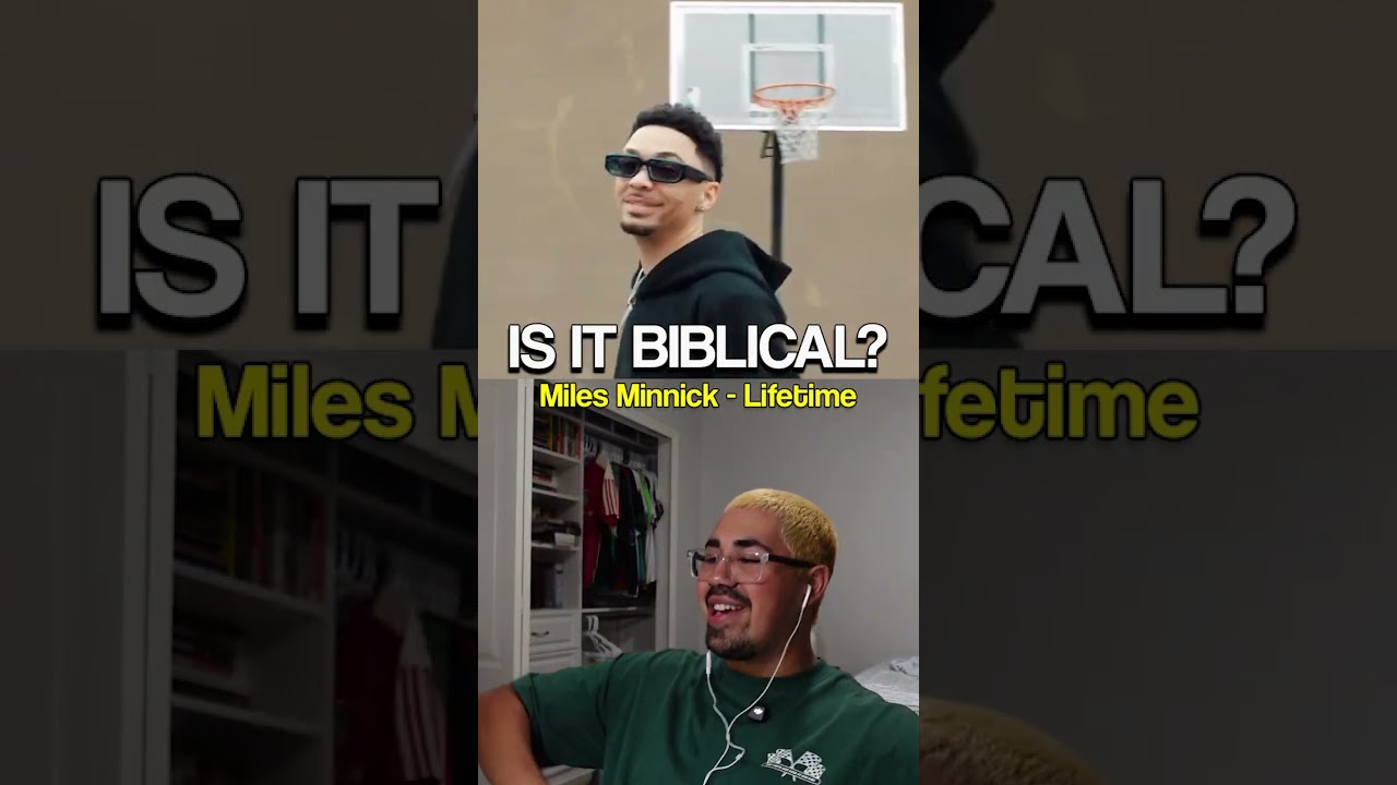 LIFETIME MILES MINNICK REACTION! | Is it biblical? #Jesus #milesminnick  #christianrap #rap #react
