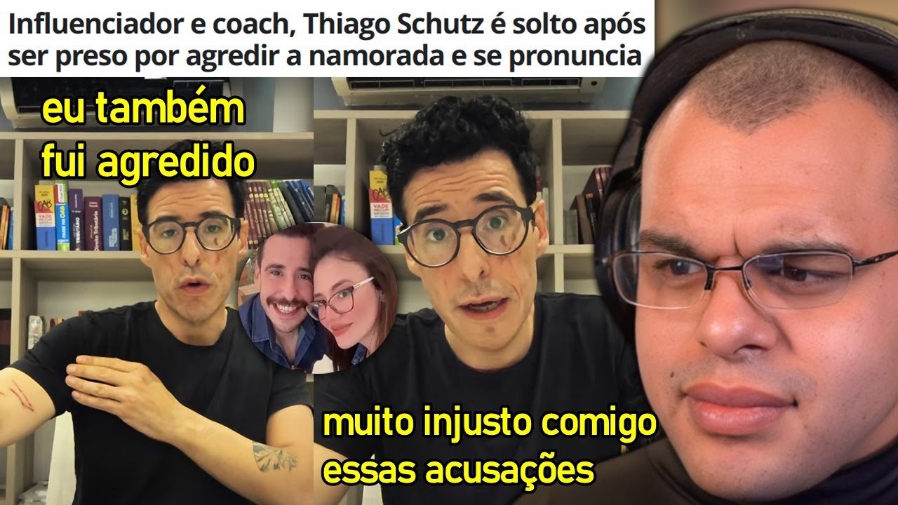 THIGO SHULTZ SE PRONUNCIA APÓS SER SOLTO POR AGREDIR NAMORADA