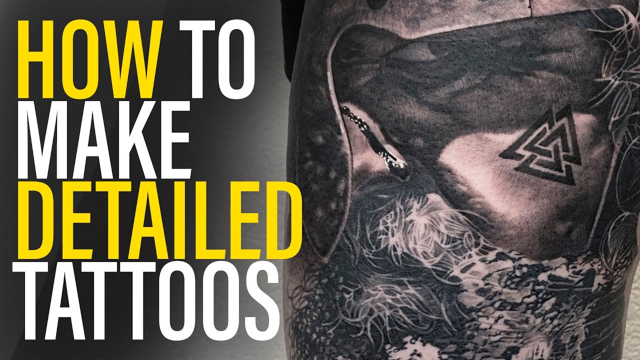 TATTOO TECHNIQUES || Important Tips for Detailed Tattoos (TUTORIAL)