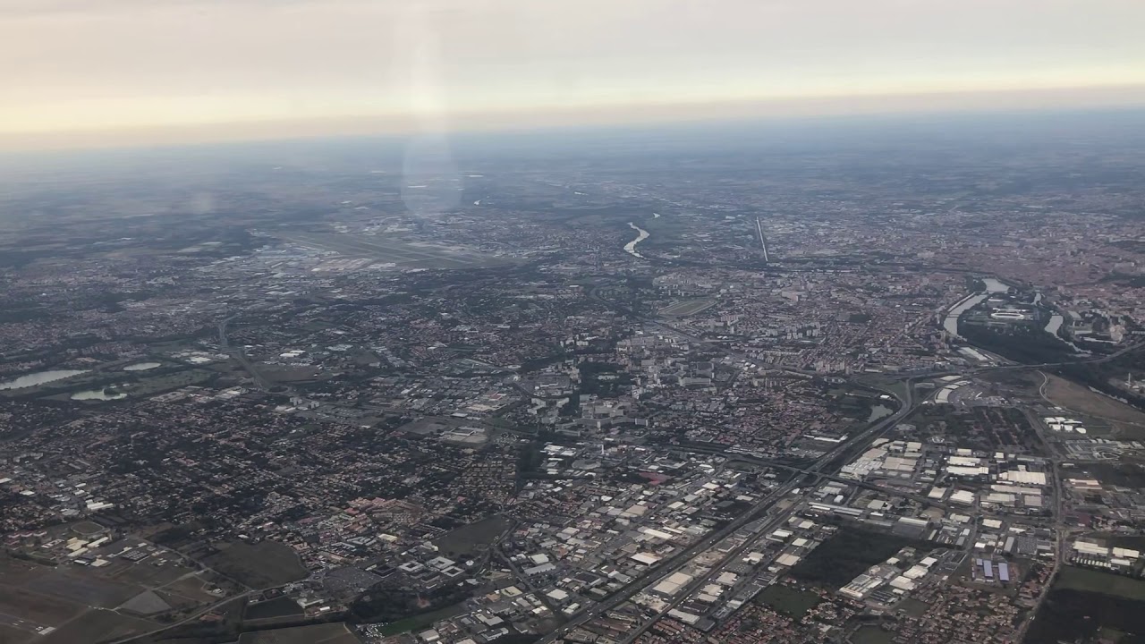 Décollage de Toulouse vers Paris en A320 Air France
