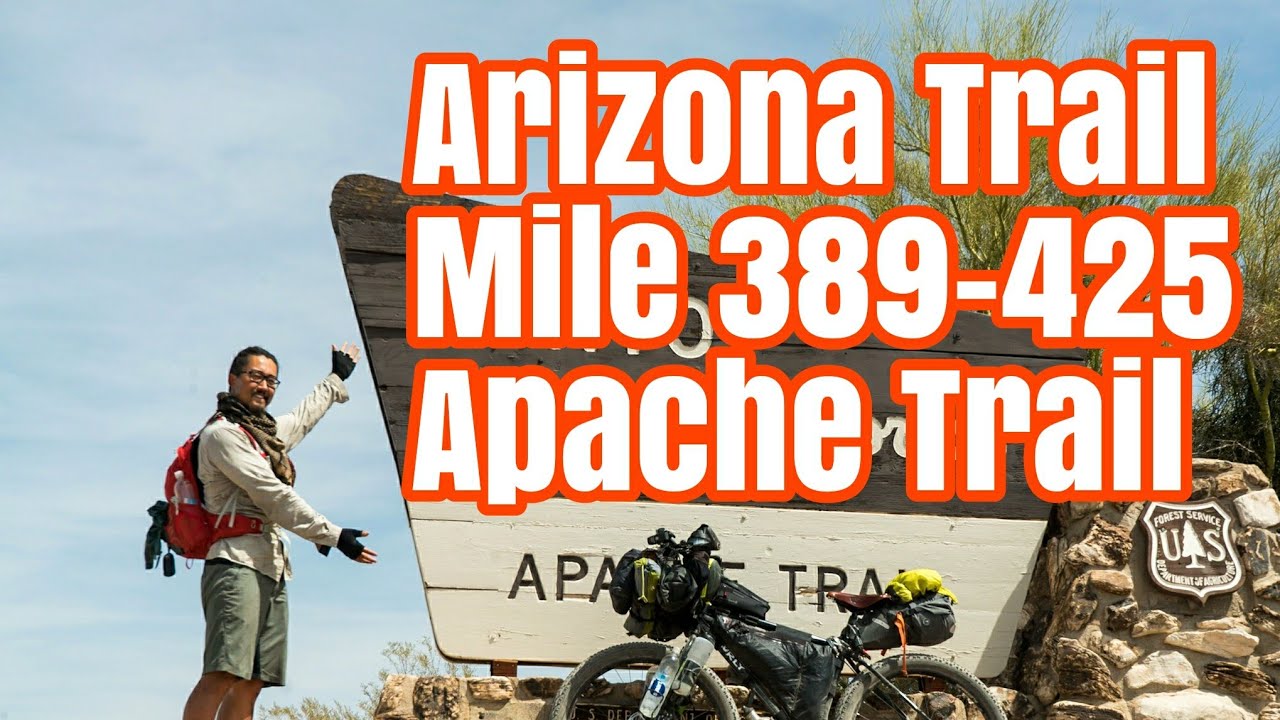 Spectacular Apache Trail and Roosevelt Lake in Tonto, Arizona Trail thru bikepacking Vlog Ep 9
