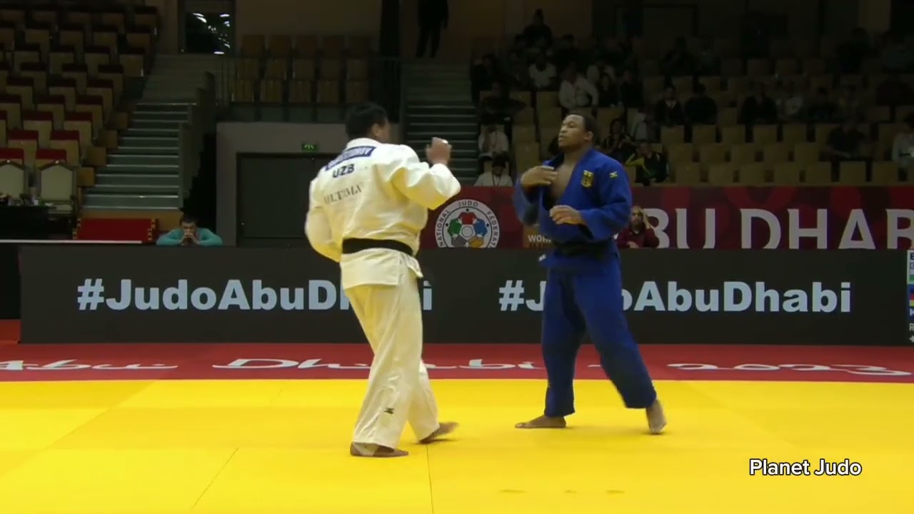 Shokhrukhon BAKHTIYOROV 🇺🇿 🆚️ Losseni KONE 🇩🇪 | 2 раунд /+100кг | Большой Шлем Абу-Даби 2023