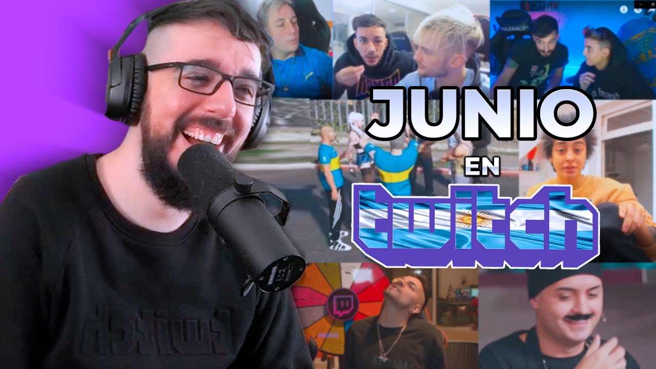 REACCIONANDO JUNIO  EN  TWITCH ARG  - IRL