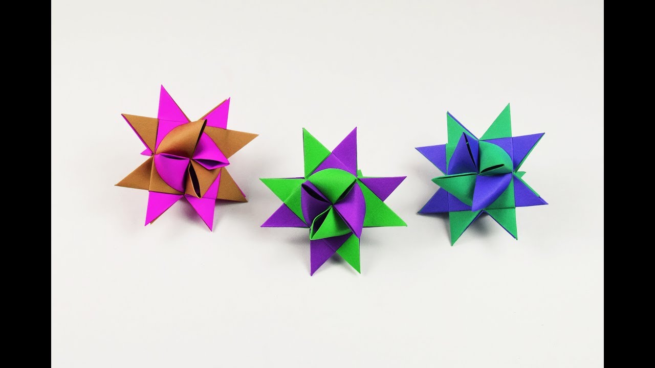 How to make a paper Froebel Star