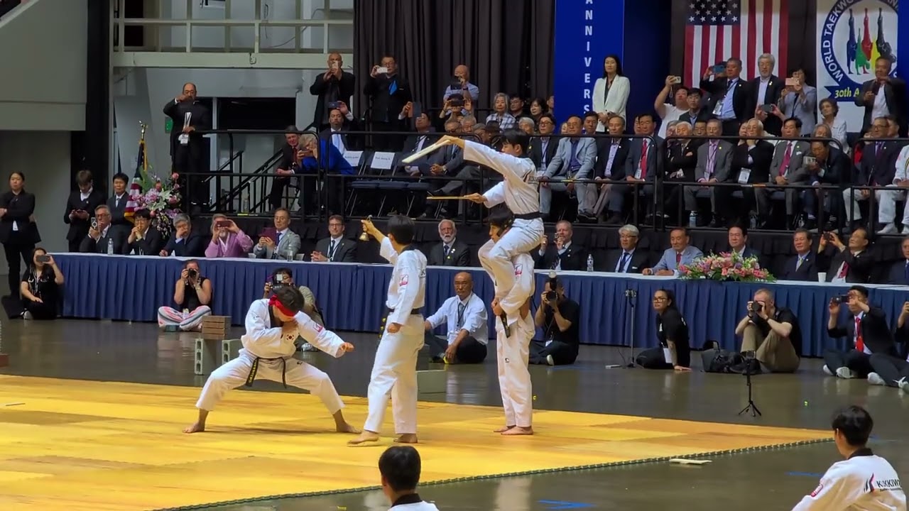 Kukkiwon Demonstration from South Korea July 18, 2025 at World Taekwondo Hanmadang 