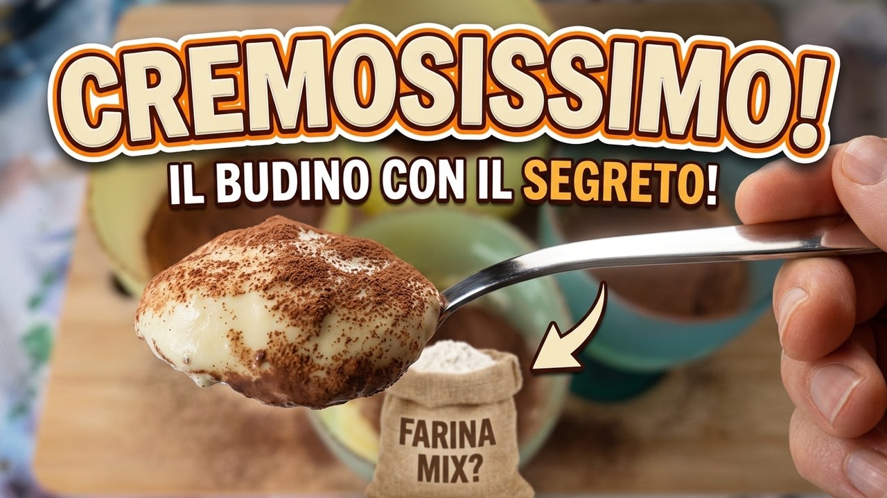 Il BUDINO più CREMOSO che farai mai con questo INGREDIENTE