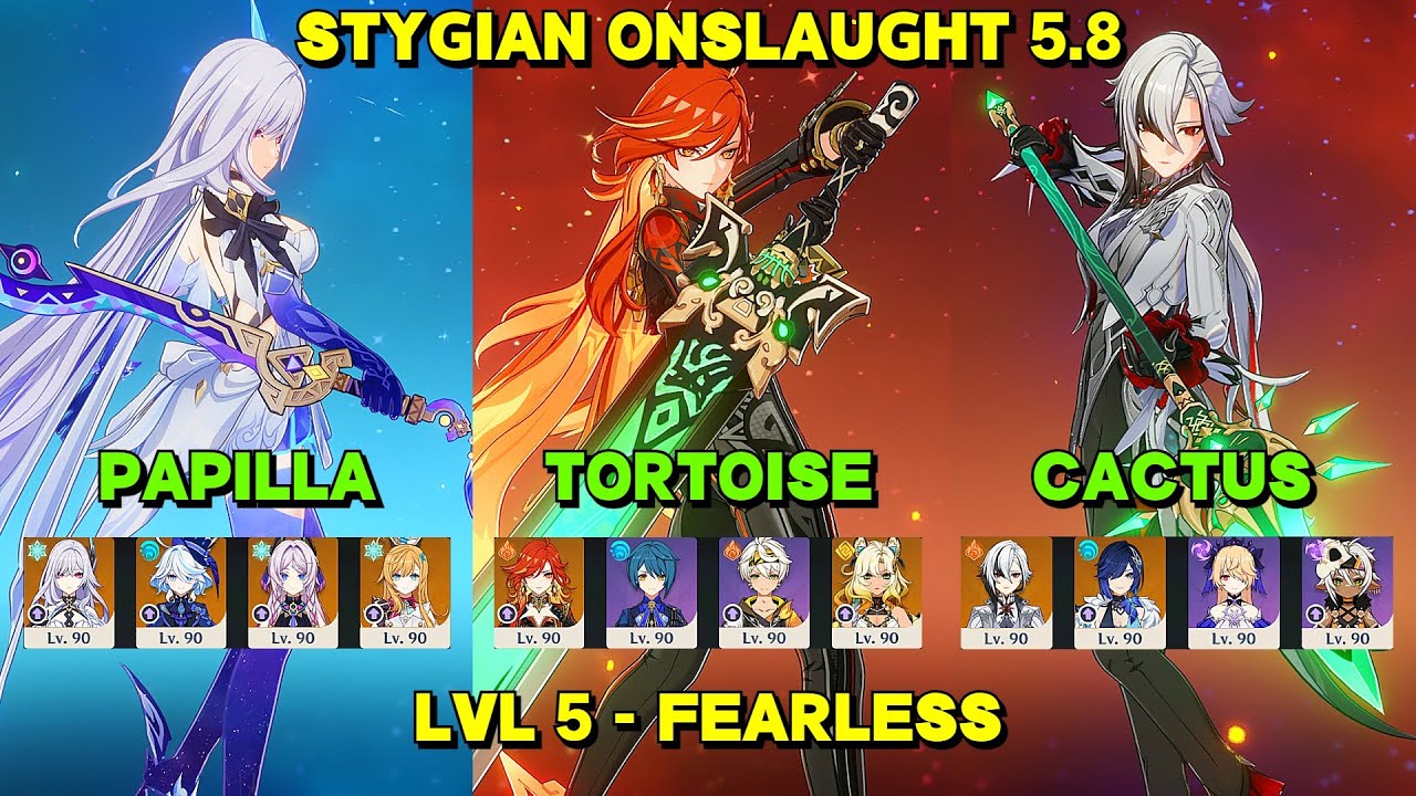 Stygian Onslaught 5.8 Level 5 Fearless | Genshin Impact