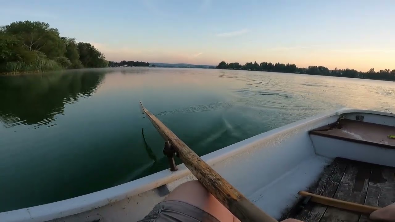 Waginger See um 4:30Uhr / Angeln und Drohnenflug