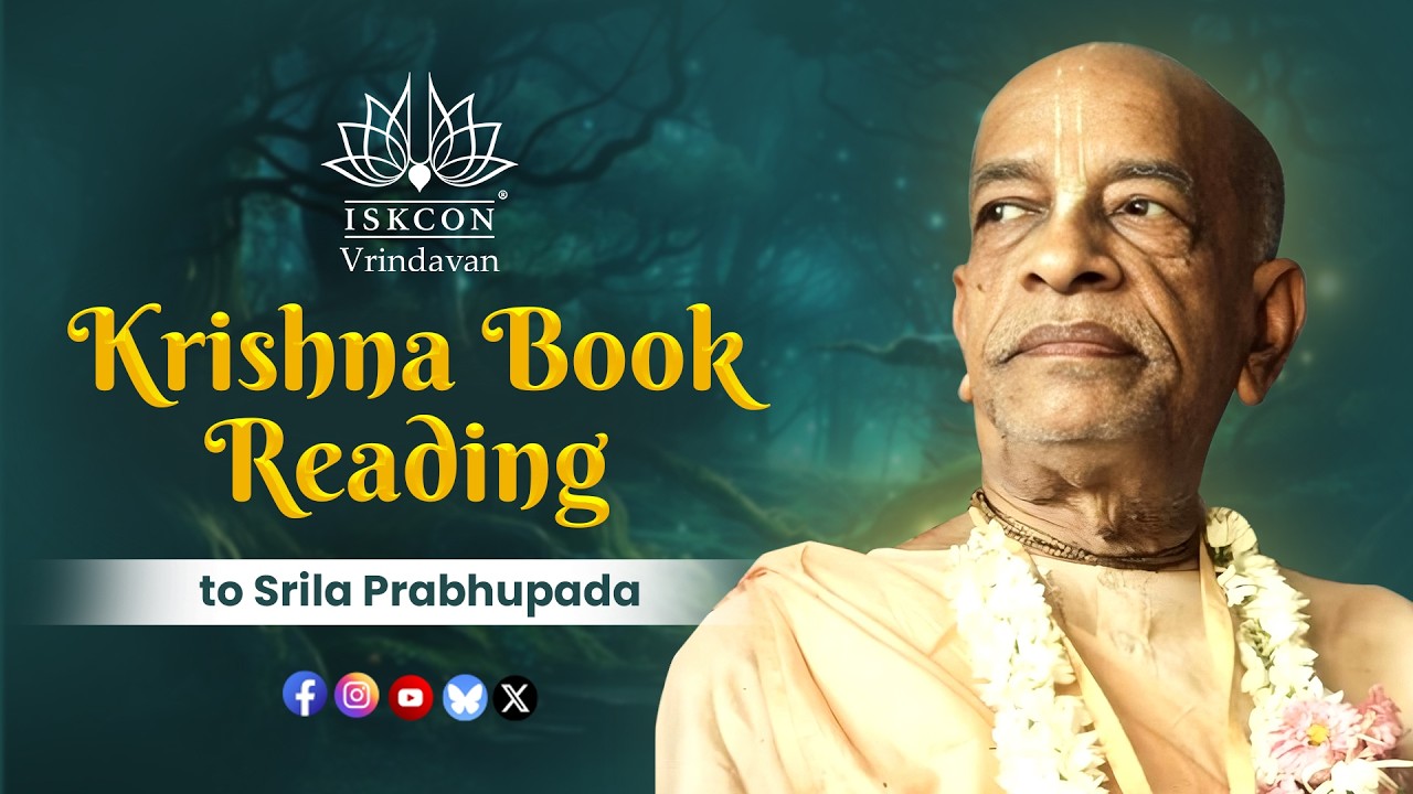 Krsna Book Reading to Srila Prabhupada's in Vrindavan || 22-02-2026