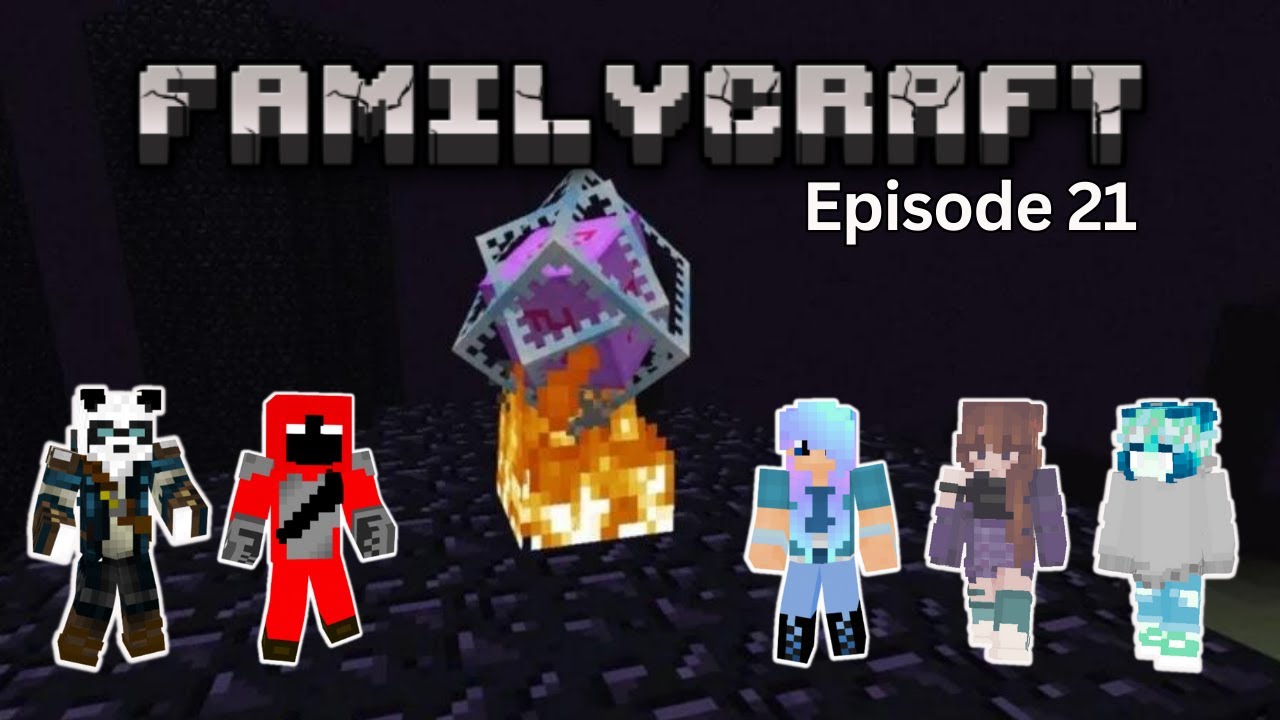 DoubleK Plays Minecraft - FamilyCraft SMP - Episode #21 - Father and Son Gaming - Dragon Slayers?