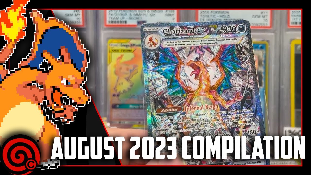 August 2023 Best Pokemon Card Pulls & Highlights! - Pack Opening Compilation