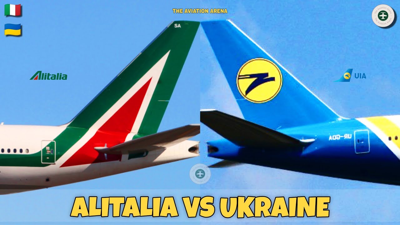Alitalia Vs Ukraine International Airlines Comparison 2024! 🇮🇹 Vs 🇺🇦