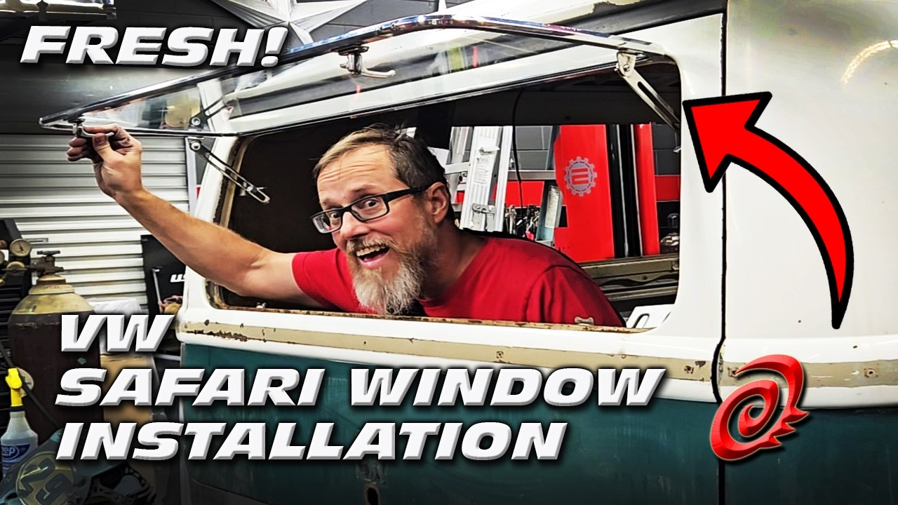 EPS 46-УСТАНОВКА ОКНА VW SAFARI-ВОССТАНОВЛЕНИЕ И КАСТОМИЗАЦИЯ АВТОБУСА VW 1969