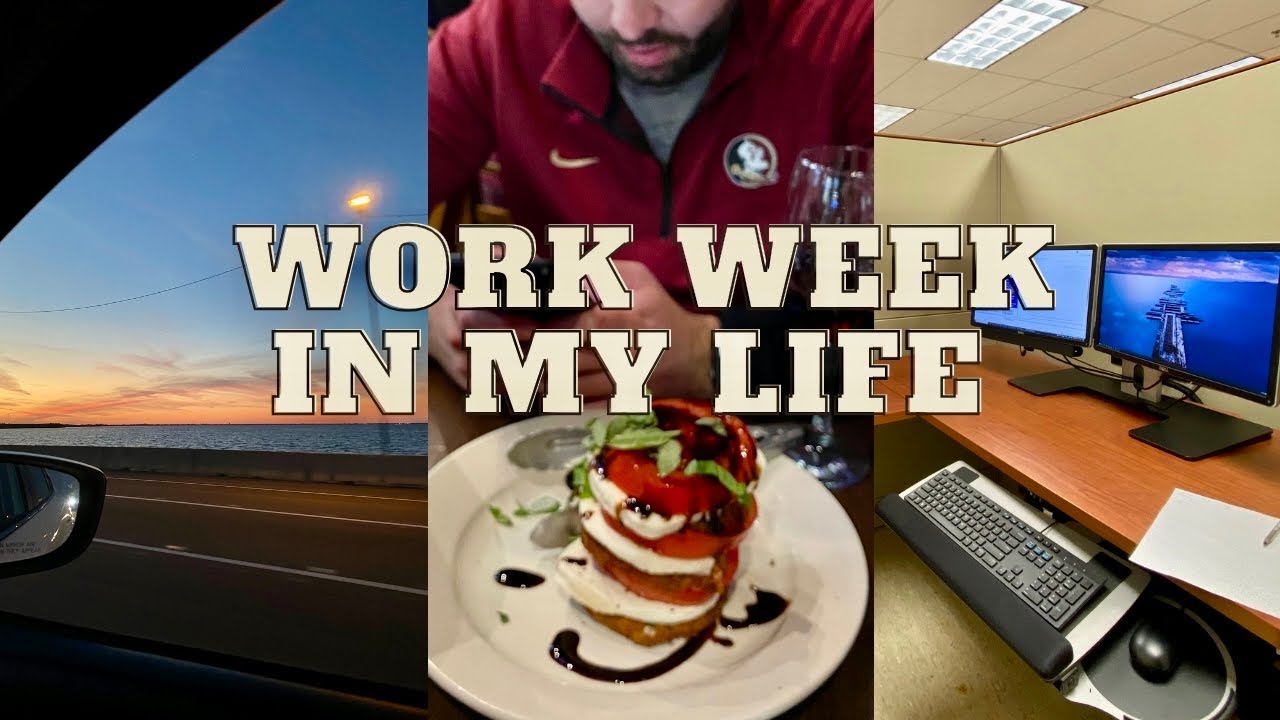 WORK WEEK IN MY LIFE: first week at my new 9-5 job, date night, weekend in Tampa & more!