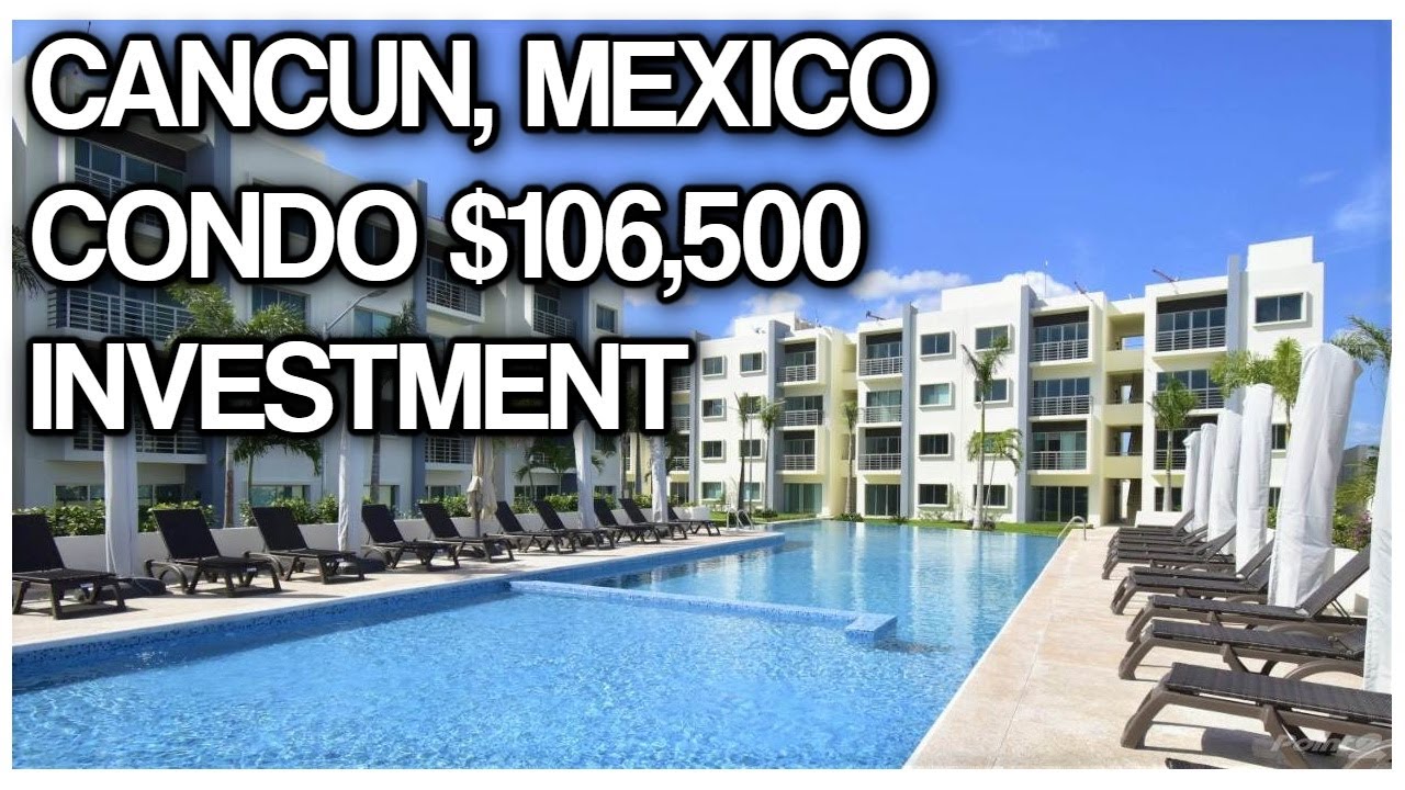 Mexico Cancun Apartment $106K  2BR 2Bath Investment Opportunity Real Estate