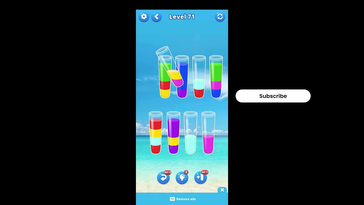 Water Sort - Color Puzzle Game Level 71 | Water Sort Puz Level 71