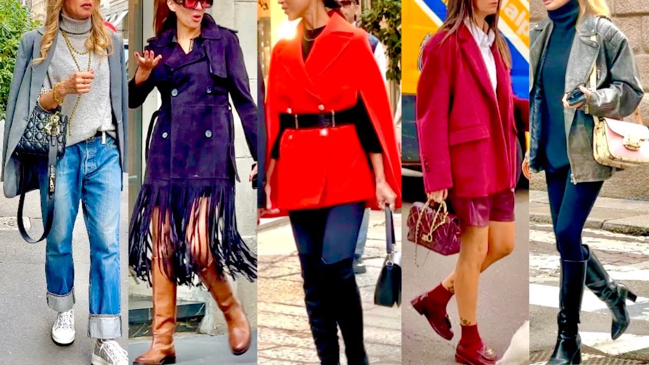 🍇MILAN STREET STYLE: THE AUTUMN FASHION REVOLUTION #milanstreetstyle  #voguekorea