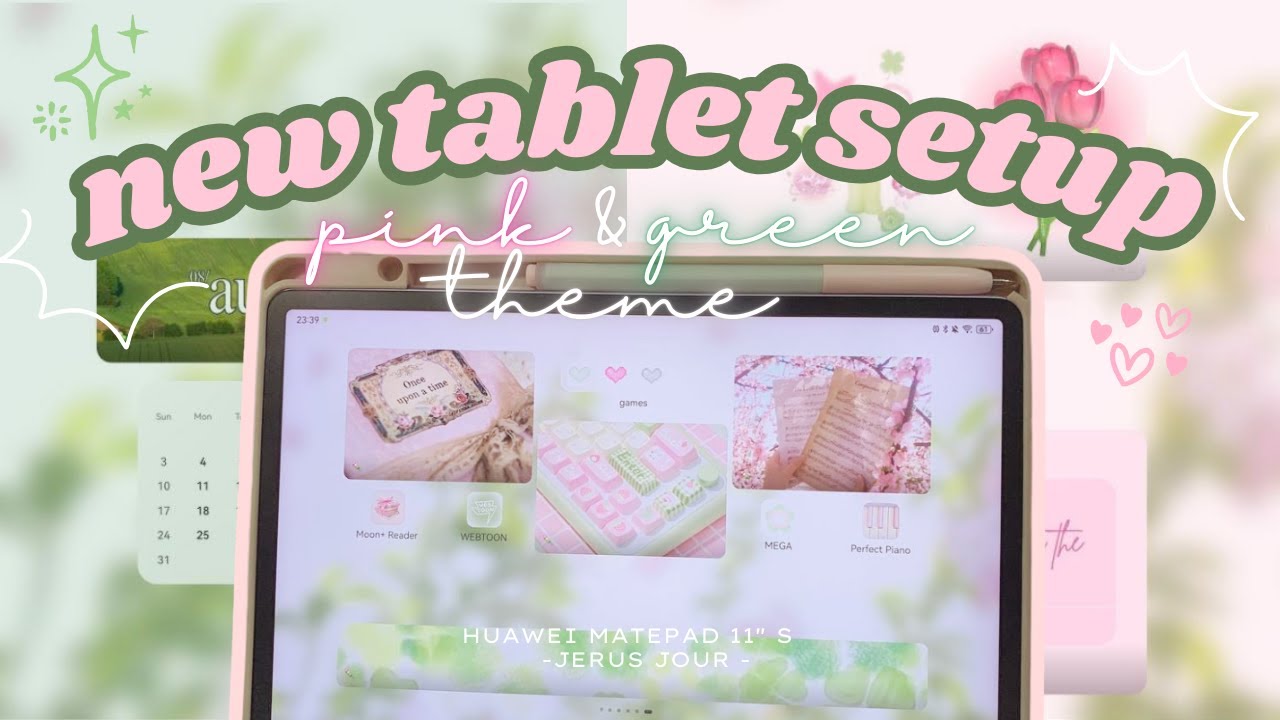 Redesigning My Tablet Setup✨| Clean, Aesthetic & Productive⋆˚꩜｡ (2025 Edition)