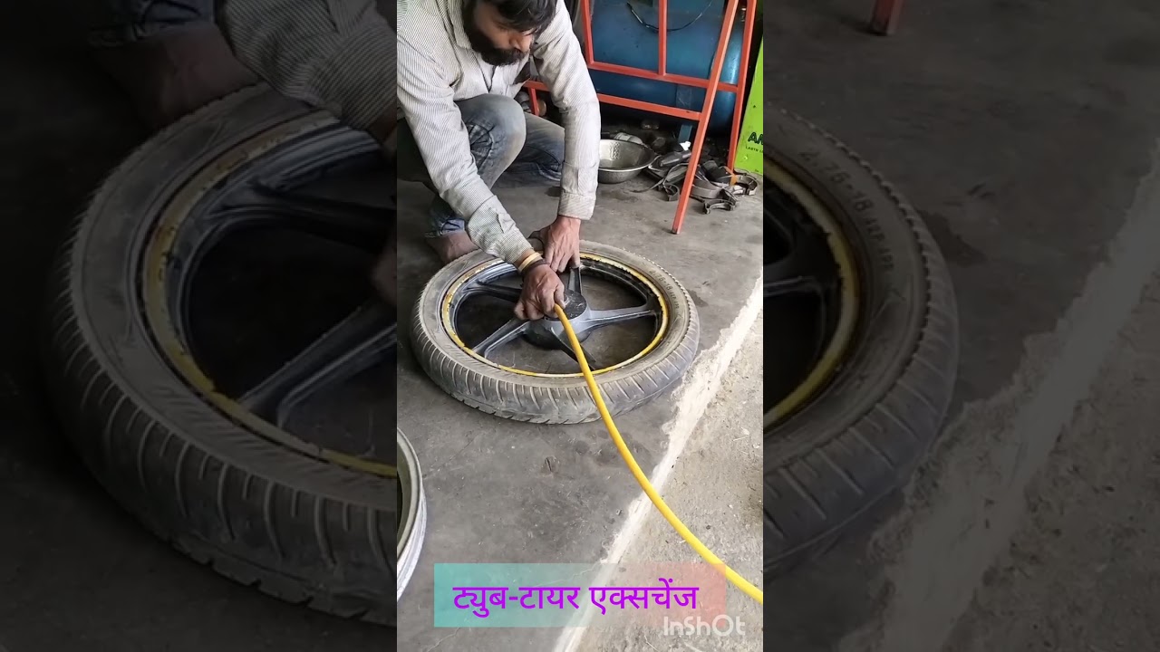 Tyre exchange : Yamaha YBR 125 to Hero super splendor 