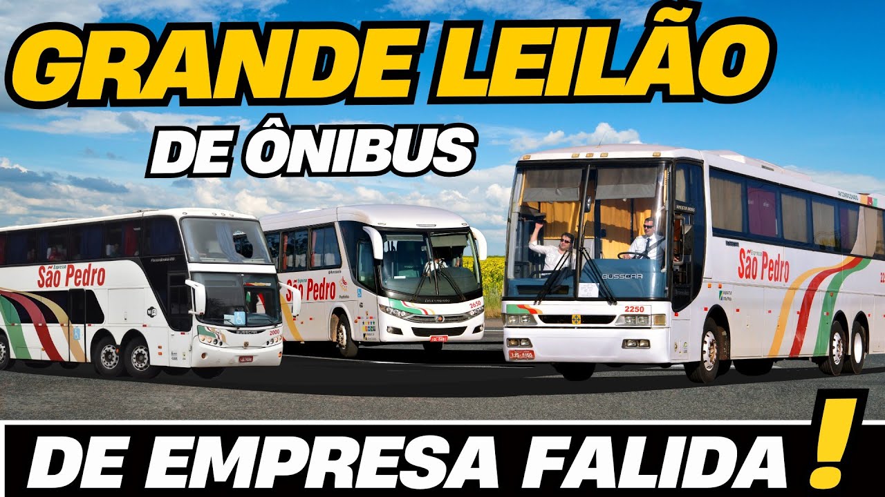 LEILÃO DE ÔNIBUS GAÚCHOS EM 2025 PARA ARREMATAR EM LOTES | EXPRESSO SÃO PEDRO