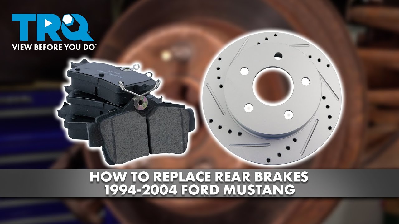Как заменить задние тормоза Ford Mustang 1994-2004 годов