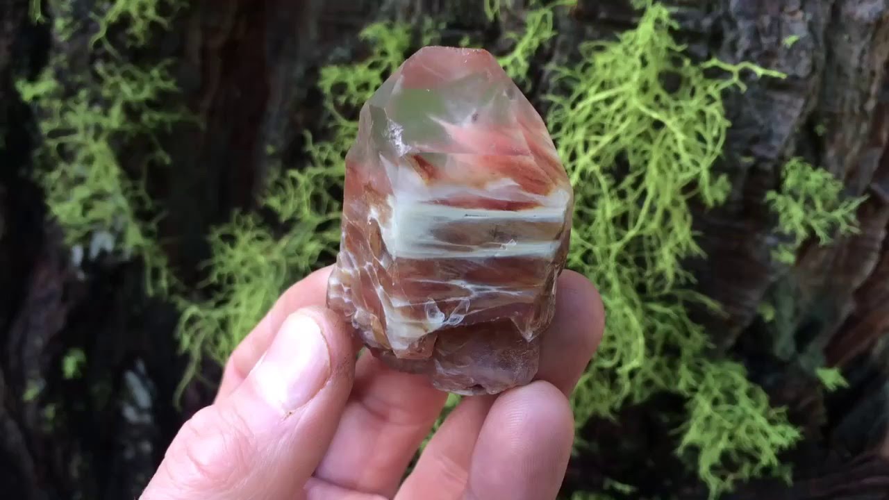Amphibole ( Angel Phantom ) Quartz from Brazil