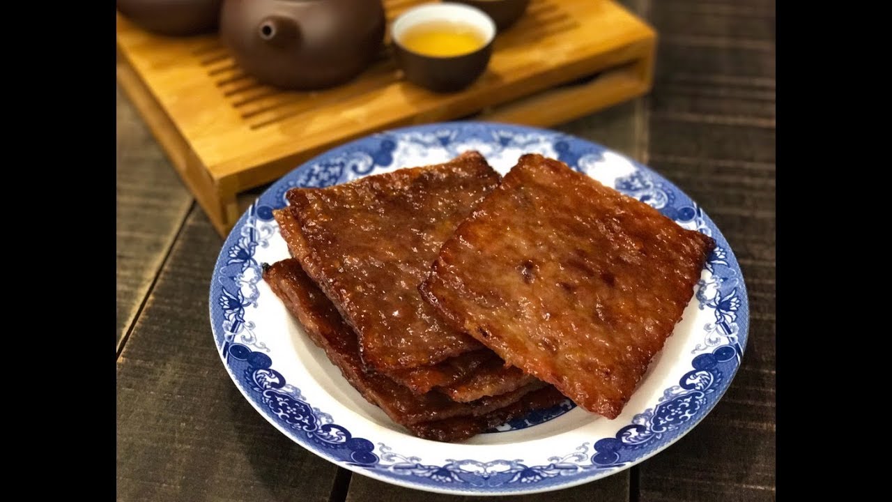 Homemade Pork Jerky (Bak Qua) 冢庭式肉干/自制猪肉干