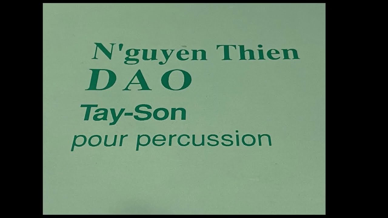 Nguyễn Thiên Đạo ／「Tay-Son」・・・ Yuichi ISE（percussion 1993）