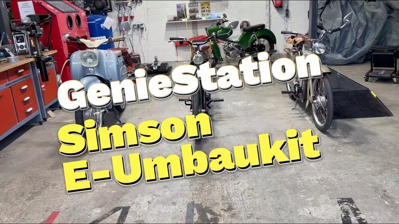 Simson SR1 SR2 SR2E GenieStation Elektro Antrieb Einbau