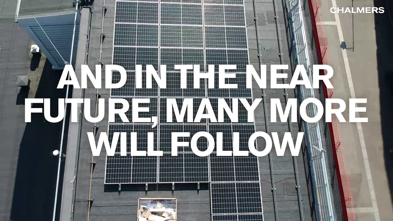 Solar energy moves into campus Lindholmen