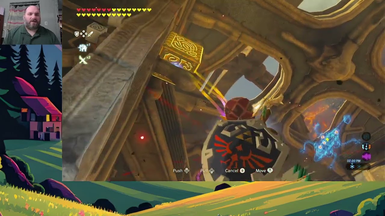 Zelda Breath of the Wild (Day 9 Part 2) Heated battle against Fireblight Ganon