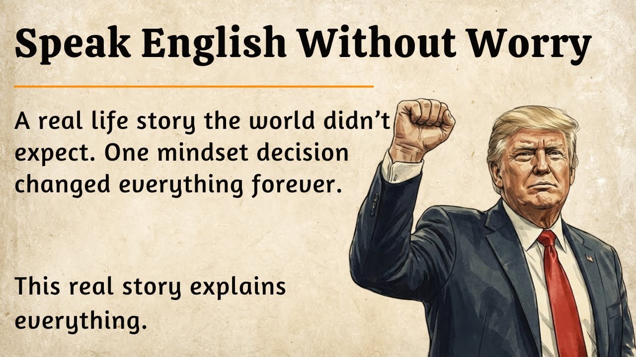 Donald Trump's Real Life || Learn English Through Story || Graded Reader | English Listening ✅