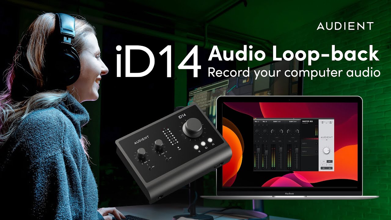Аудио Loopback на Audient iD14 MKII — как записать компьютер и микрофоны!