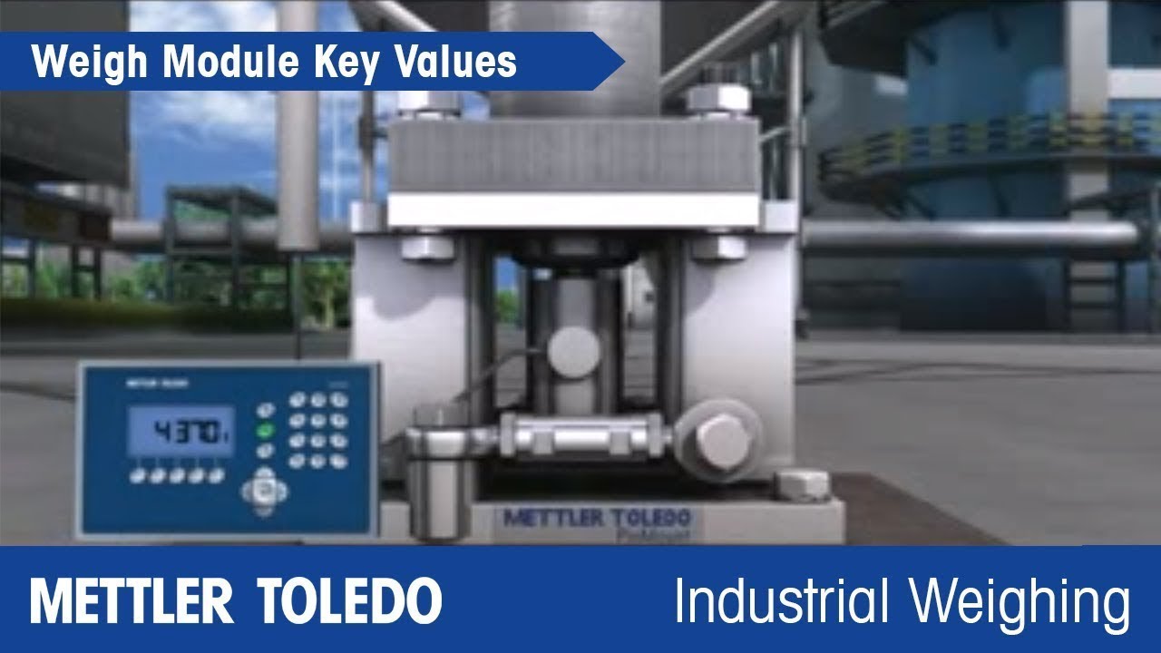 Valores clave del módulo de pesaje de METTLER TOLEDO para SWB505 MultiMount™ y SWC515 PinMount™ - es