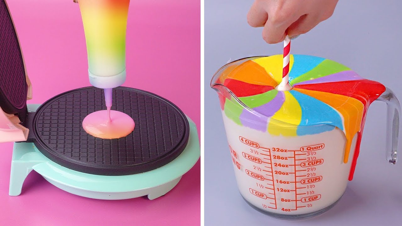 Top Amazing Rainbow Cake Decorating Recipes For All the Rainbow Cake Lovers | Perfect Colorful Cake