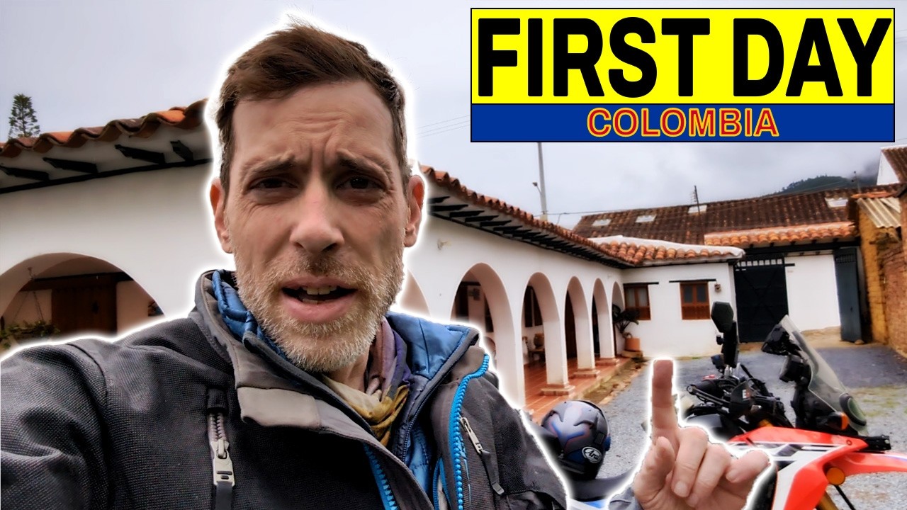Motorcycling to some colonial Colombian towns 🇨🇴