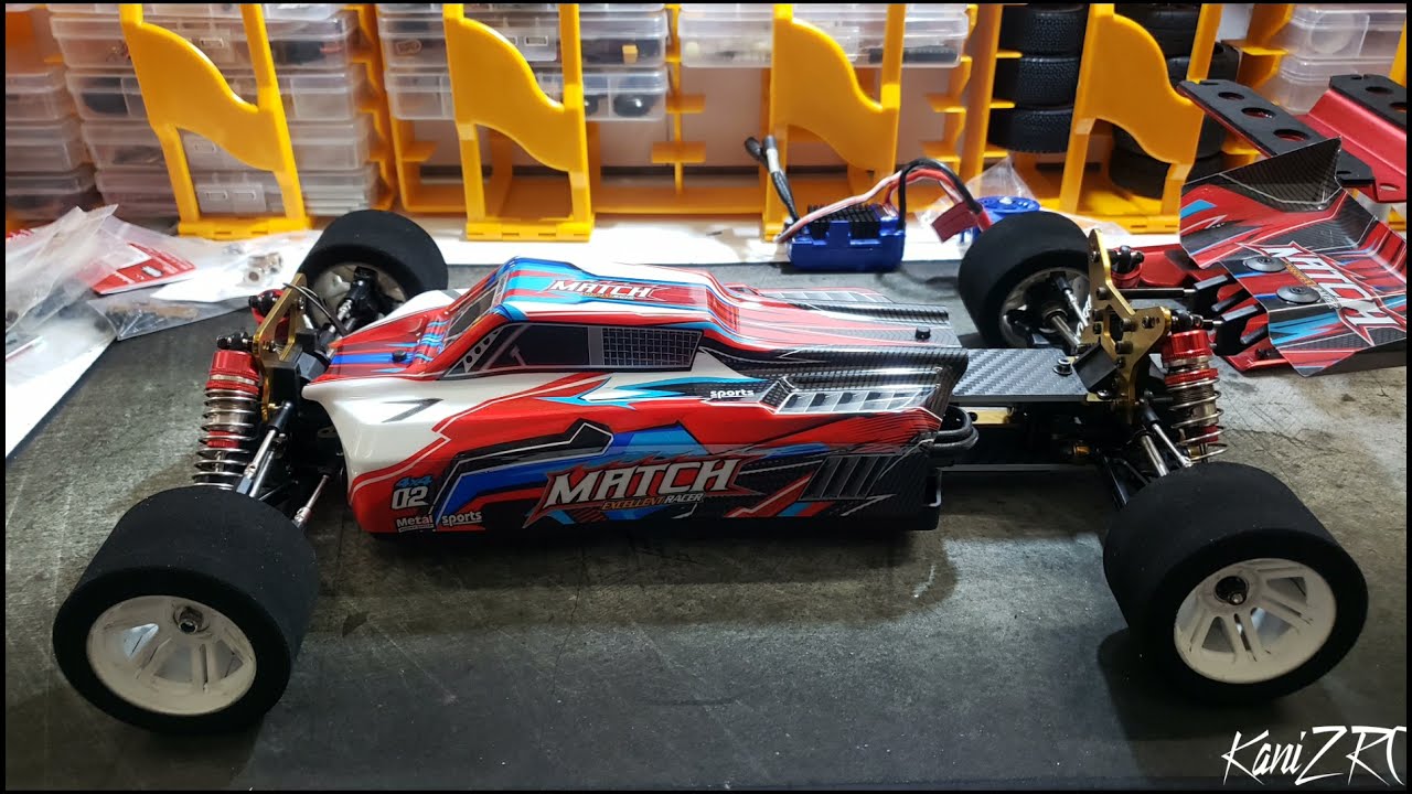 Wltoys 104001 stretched kit first run (part 1)