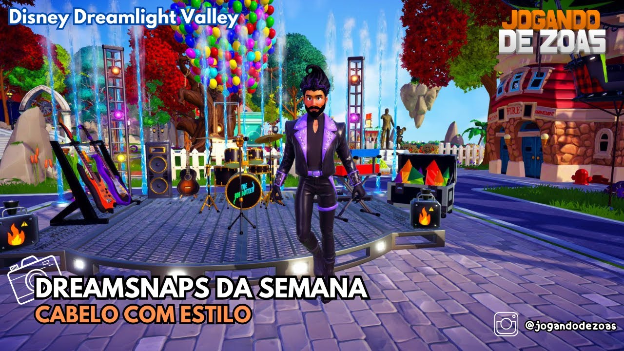 Dreamlight Valley - DREAMSNAPS DA SEMANA COM BASTIDORES - CABELO COM ESTILO