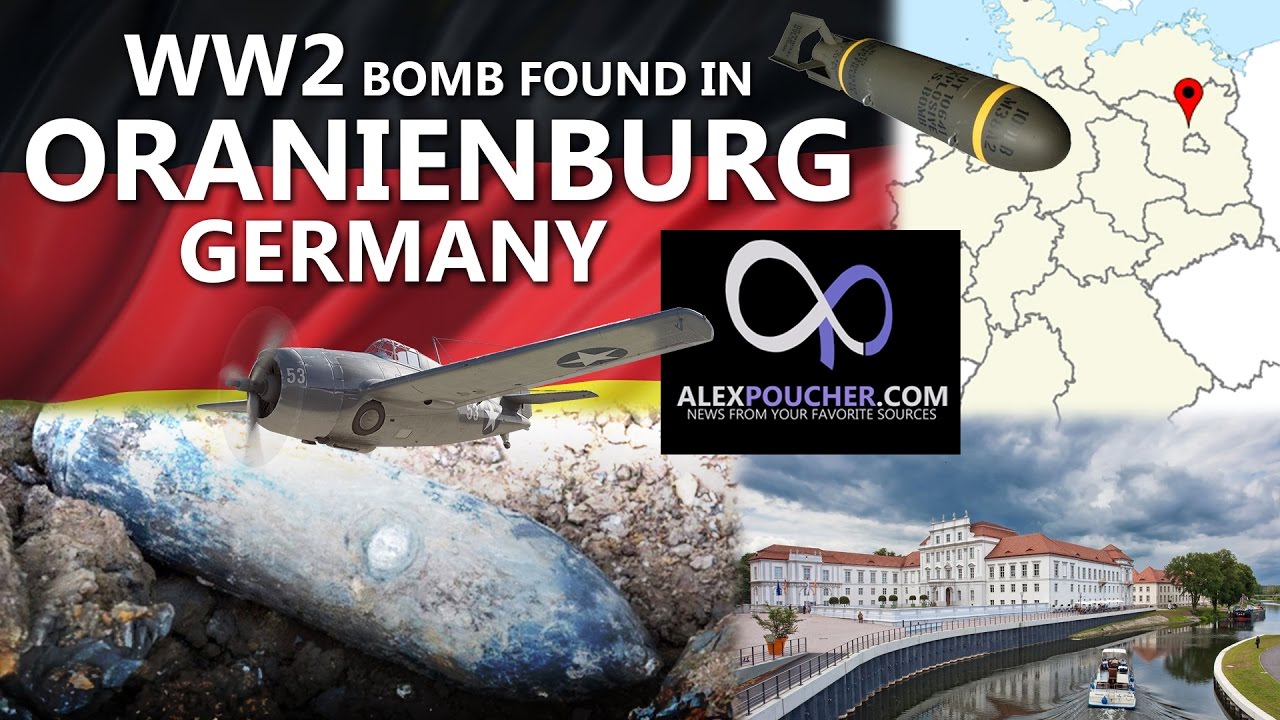 Active WW2 Bomb Found in Oranienburg, Germany - Town Evacuated