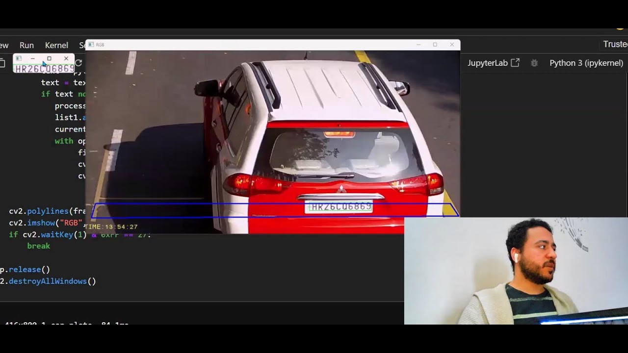 Car plate recognition ( ANPR) using YOLOv8 and pytesseract computer vision شرح عربي