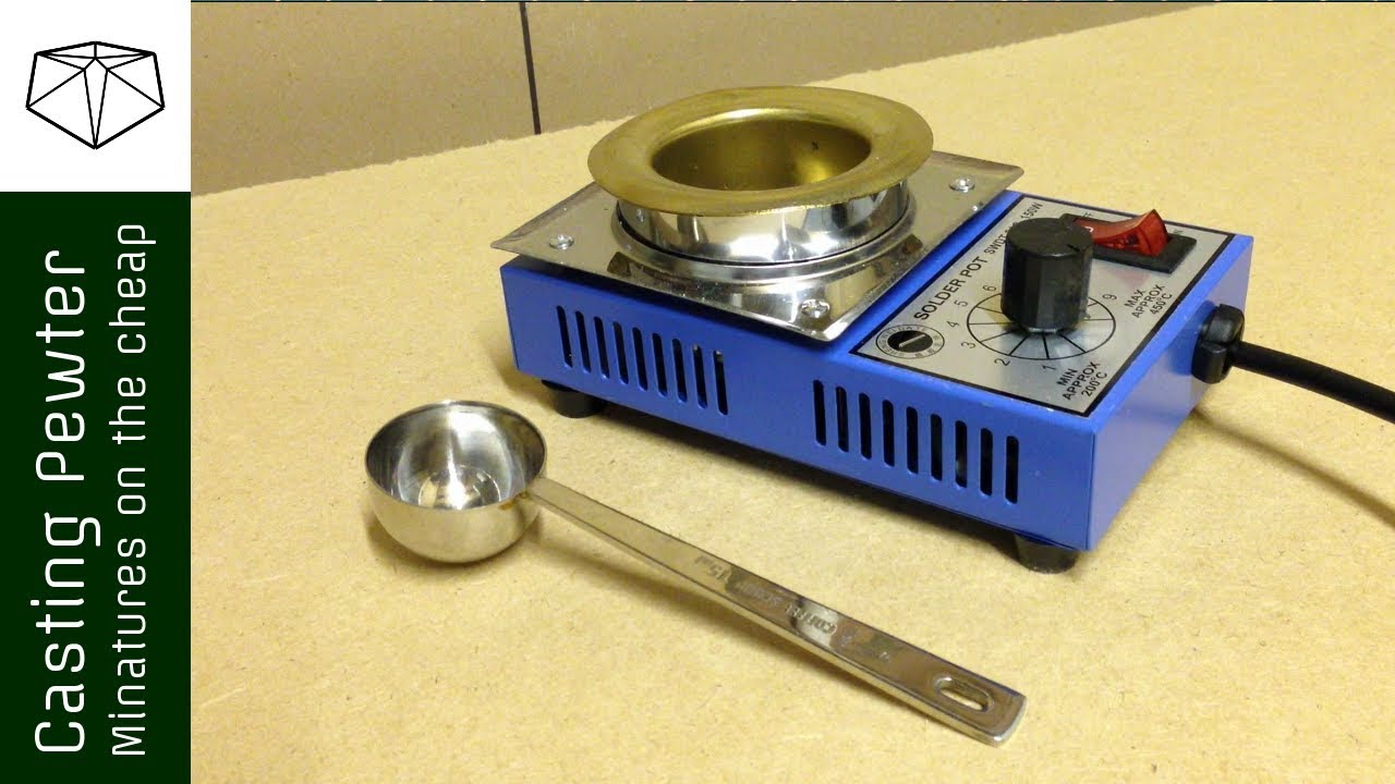 Casting Pewter Tin on the cheap //howto