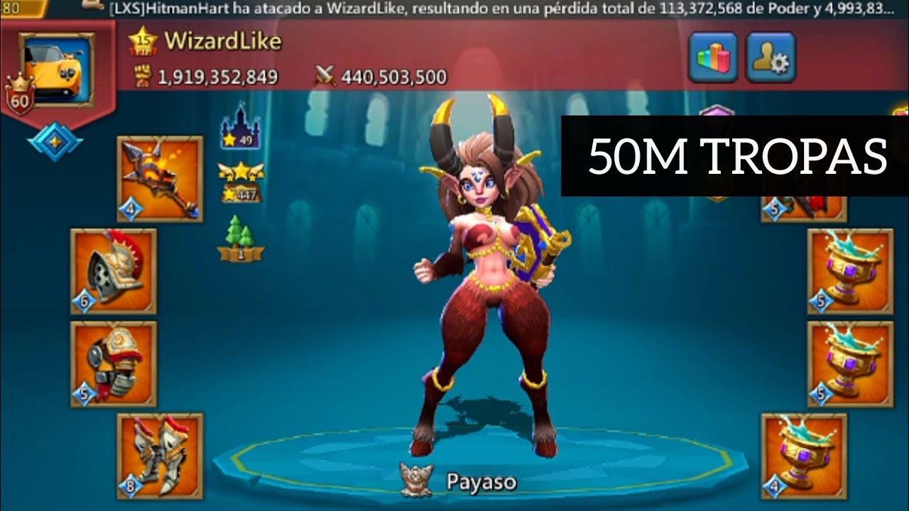 LORDS MOBILE | 50M HASTA CERO [LXS]