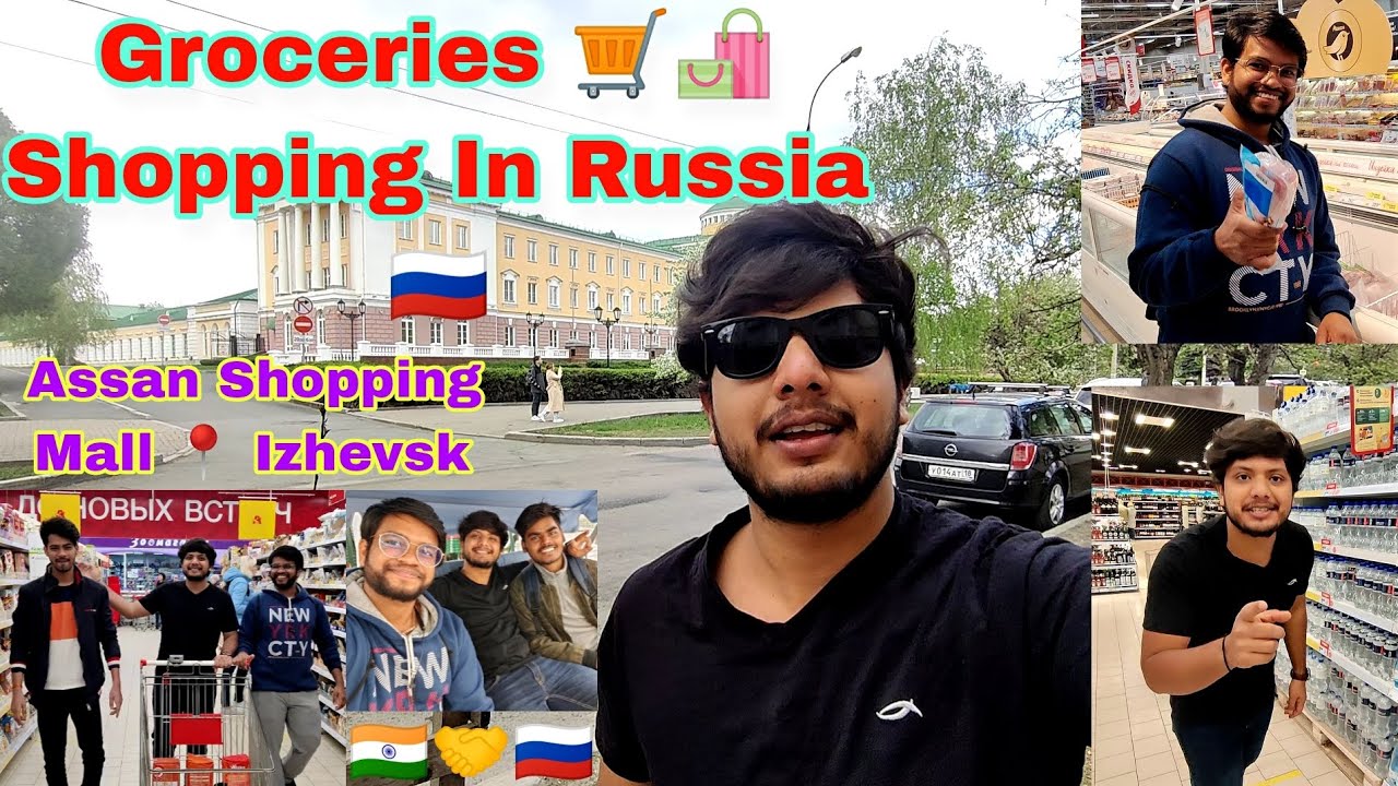 Groceries 🛒🛍️ Shopping In Russia 🇷🇺 | Bus Travel | Izhevsk State Medical Academy | M.B.B.S.