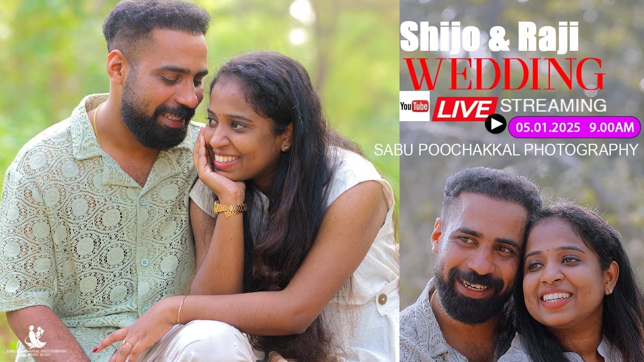 SHIJO & RAJI || WEDDING || LIVE STREAMING || 05.01.2026 || TIME - 09.00 AM ||
