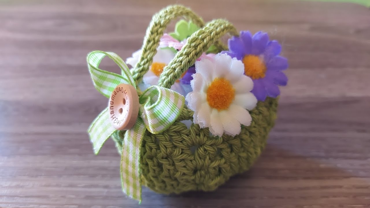 Мини-сумочка, связанная крючком 👜🌼🦋