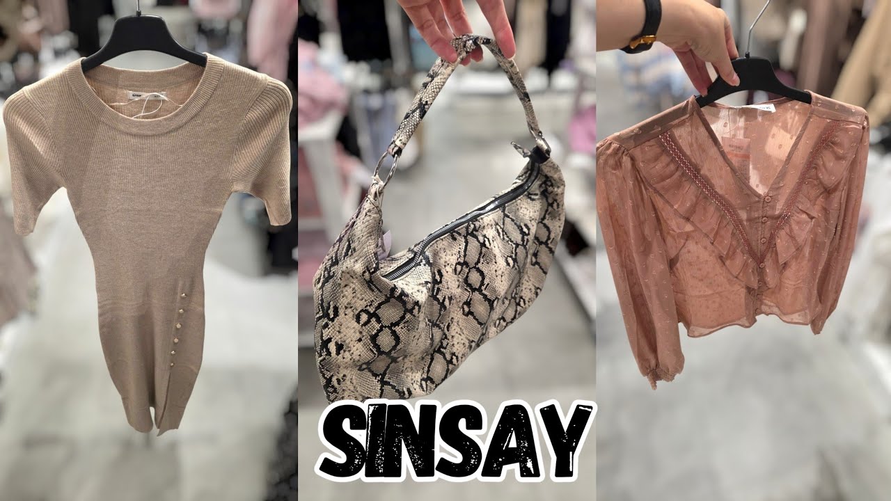 SINSAY 🛍 NOWOŚCI NA JESIEŃ ❗️ODZIEŻ,  TOREBKI, BUTY❗️