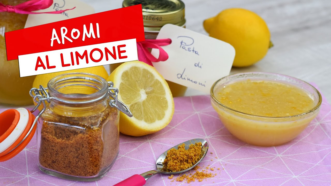 Aromi al limone fatti in casa: pasta di limoni e insaporitore -