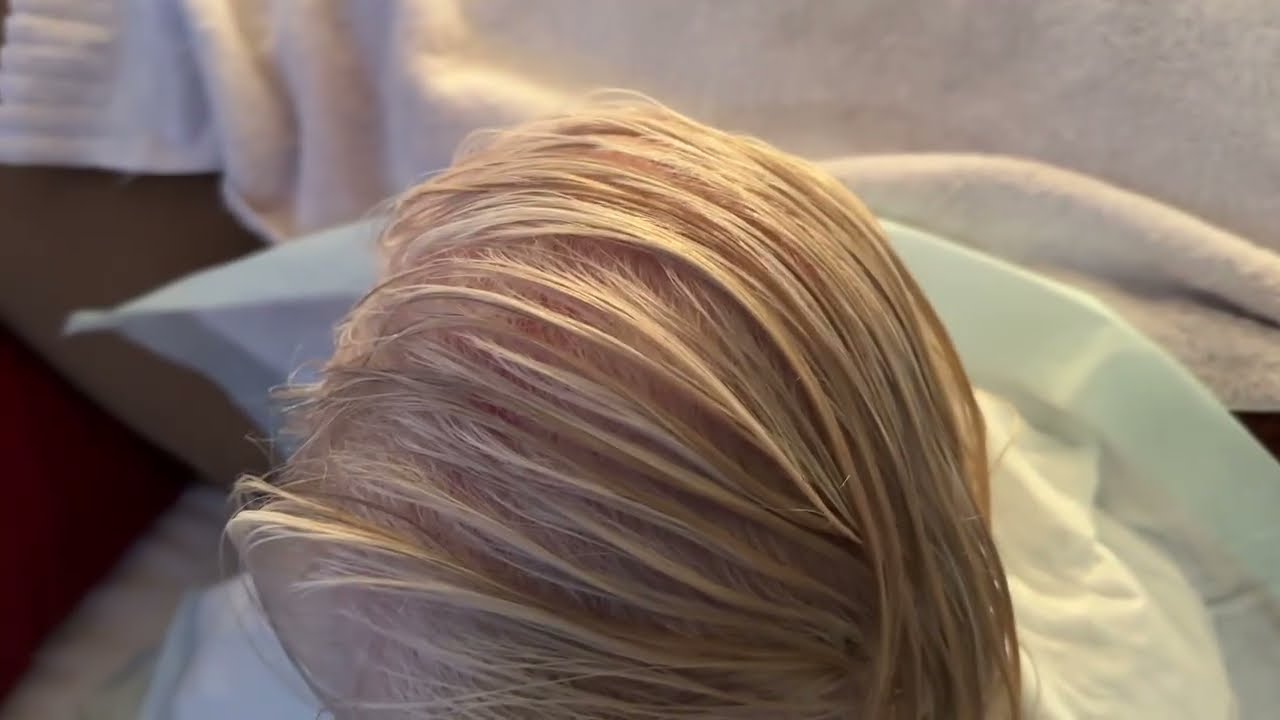 Handwashing Elder Hair Outside of The Shower | Wash Cloth Bath Style on The Couch w Baby Shampoo 🧴