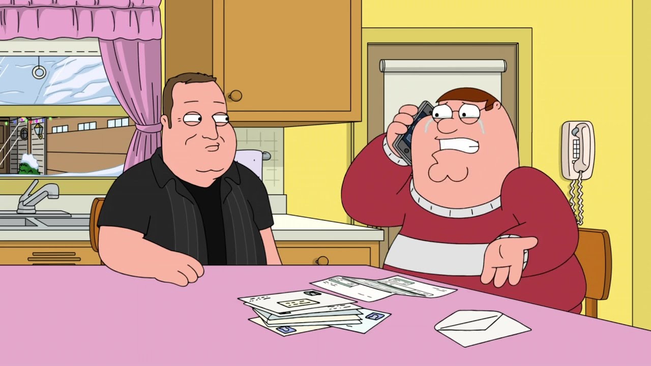 Family Guy - Peter gets paid his mortgage bill