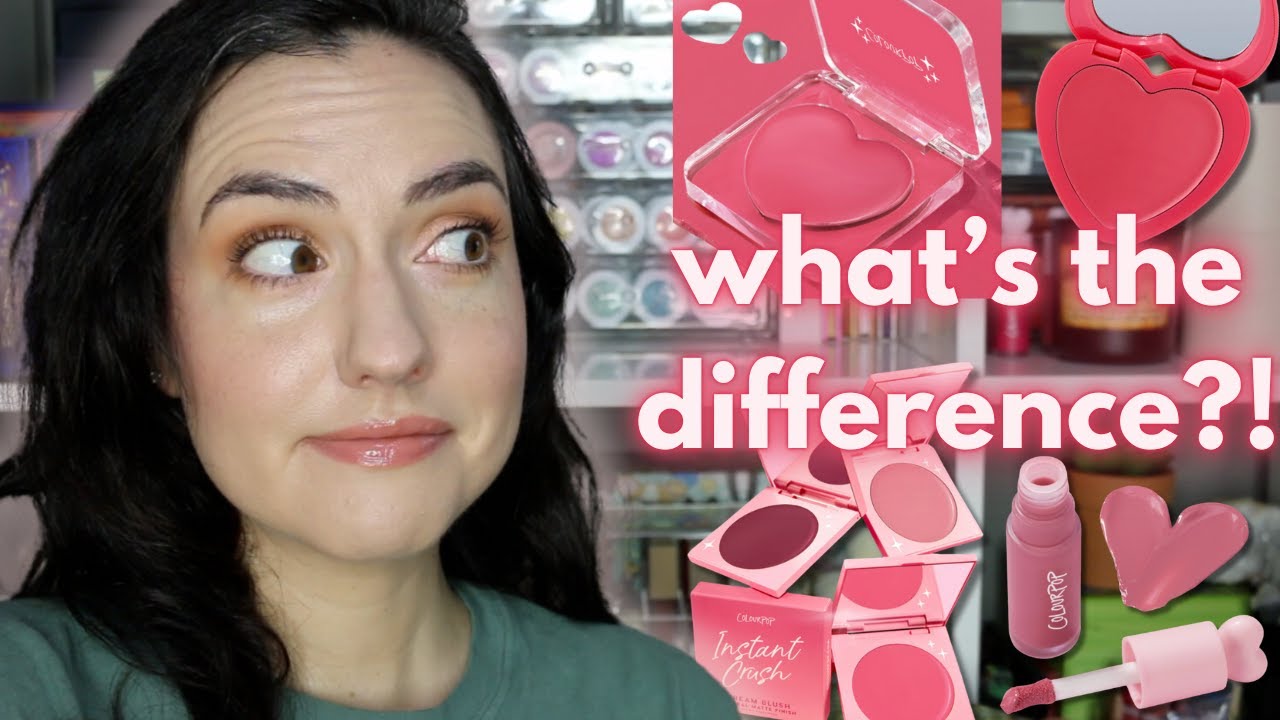 NEW SHADES ColourPop Instant Crush Lip + Cheek Tint | Close Ups & Comparisons